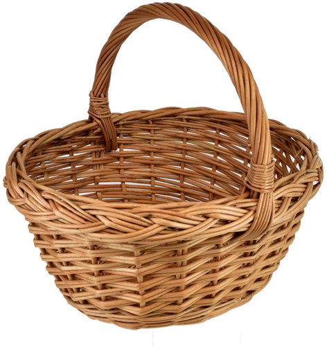 DOMMIO Oval basket medium - Wicker Basket - Main image