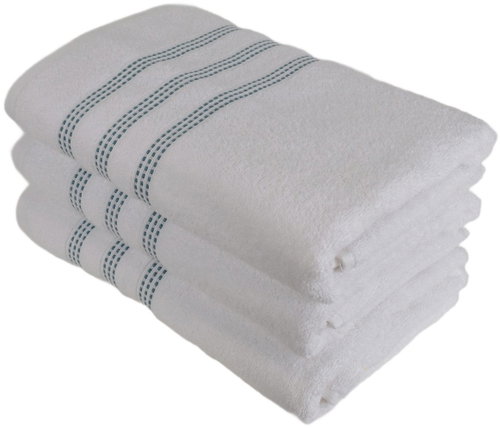 DOMMIO Seablue Set of terry towels 70 × 140 cm 3 pcs white - Towel Set - Main image