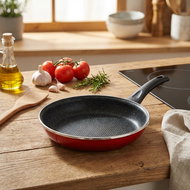 Metalac Granite induction, enamel pan 22 cm, red - Pan