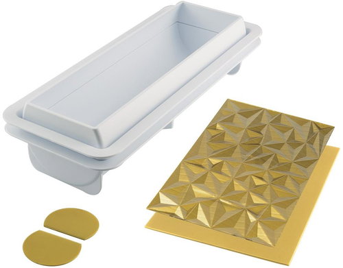 Silikomart Silicone baking mould for cake DIAMOND BUCHE - Baking Mould - Main image