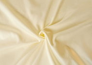 Kvalitex Satin sheet Luxury Collection 90 × 200 cm off-white Mattress height up to 22 cm - Bedsheet