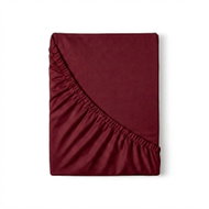 Kvalitex Satin sheet Luxury Collection 220 × 200 cm burgundy - Bedsheet