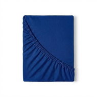 Kvalitex Satin sheet Luxury Collection 200 × 200 cm dark blue - Bedsheet