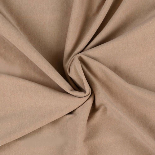 Kvalitex Jersey sheet light beige 90 × 200 cm - Bedsheet - Main image
