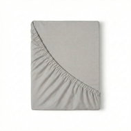 Kvalitex Jersey sheet with lycra 220 × 200 cm light grey - Bedsheet