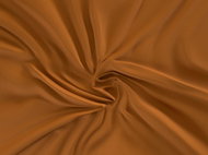 Kvalitex Satin sheet Luxury Collection 120 × 200 cm brown Mattress height up to 15 cm - Bedsheet