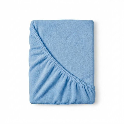 Kvalitex Terry sheet light blue 200 × 200 cm - Bedsheet - Main image