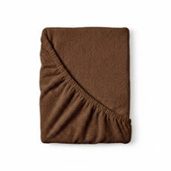 Kvalitex Terry sheet dark brown 180 × 200 cm - Bedsheet