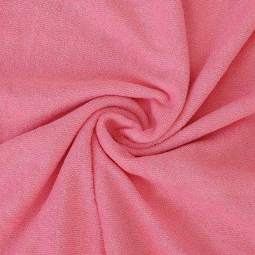 Kvalitex Terry bed sheet pink 90 × 200 cm - Bedsheet - Main image