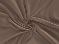 Kvalitex Satin sheet Luxury Collection 220 × 200 cm dark brown - Bedsheet