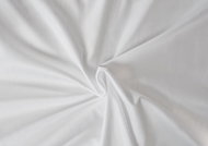 Kvalitex Satin sheet Luxury Collection 90 × 200 cm white Mattress height up to 15 cm - Bedsheet