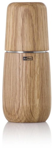 AdHoc Pepper or salt grinder Yono, CeraCut, oak wood, natural 15 cm - Spice Grinder - Main image