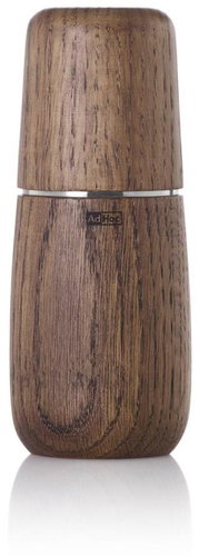 AdHoc Pepper or salt grinder Yono, CeraCut, oak wood, natural brown 15 cm - Spice Grinder - Main image