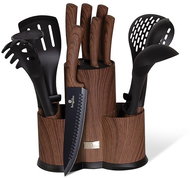 BERLINGERHAUS Set of knives and kitchen utensils in stand 12 pcs Ebony Line Rosewood - Knife Set