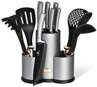BERLINGERHAUS Set of knives and kitchen utensils in stand 12 pcs Moonlight Edition - Knife Set