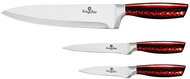 BERLINGERHAUS Stainless steel knife set 3 pcs Burgundy Metallic Line - Knife Set