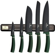 BERLINGERHAUS Set of knives with magnetic holder 6 pcs Emerald Collection - Knife Set