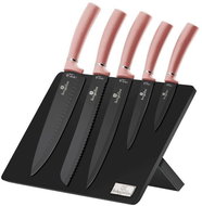 BERLINGERHAUS Set of knives with magnetic stand 6 pcs I-Rose Edition - Knife Set