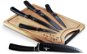 BERLINGERHAUS Sada nožů s nepřilnavým povrchem + prkénko 6 ks Black Rose Collection - Sada nožů