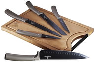 BERLINGERHAUS Non-stick knife set + cutting board 6 pcs Carbon Line - Knife Set