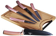 BERLINGERHAUS Non-stick knife set + cutting board 6 pcs I-Rose Edition - Knife Set