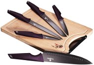 BERLINGERHAUS Súprava nožov s nepriľnavým povrchom + doska 6 ks Purple Eclipse Collection - Sada nožov