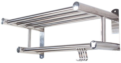 VERK Police do koupelny, stříbrná - Police - Hlavní obrázek