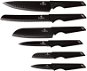 BERLINGERHAUS Sada nožů s nepřilnavým povrchem 6 ks Black Rose Collection - Sada nožů