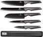 BERLINGERHAUS Sada nožů s nepřilnavým povrchem 6 ks Carbon Pro Edition s magnetickým držákem - Sada nožů