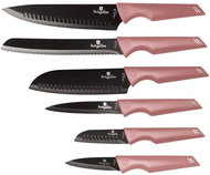 BERLINGERHAUS Non-stick knife set 6 pcs I-Rose Edition blister - Knife Set