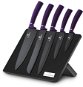 BERLINGERHAUS Sada nožů v magnetickém stojanu 6 ks Purple Metallic Line - Sada nožů