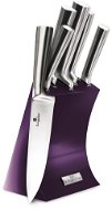 BERLINGERHAUS Sada nožů ve stojanu 6 ks nerez Royal Purple Metallic Line - Sada nožů