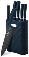 BERLINGERHAUS Set of knives in stand 7 pcs Aquamarine Metallic Line - Knife Set