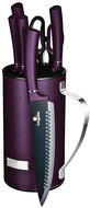 BERLINGERHAUS Set of knives in stand 7 pcs Purple Eclipse Collection - Knife Set