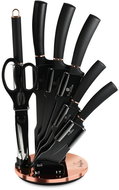 BERLINGERHAUS Set of knives in stand 8 pcs Black Rose Collection - Knife Set