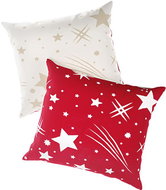 TEXTILOMANIE Pillowcase Night sky red 40 × 40 cm - Pillowcase