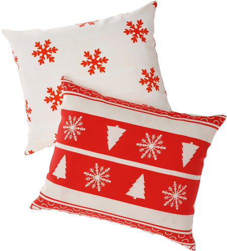 TEXTILOMANIE Set of 2 pillowcases Christmas deer and tree 40 × 50 cm - Pillowcase - Main image