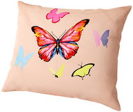 TEXTILOMANIE Pillowcase Orange butterfly 40 × 50 cm - Pillowcase