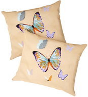 TEXTILOMANIE Set of 2 pillowcases Striped butterfly 40 × 50 cm - Pillowcase