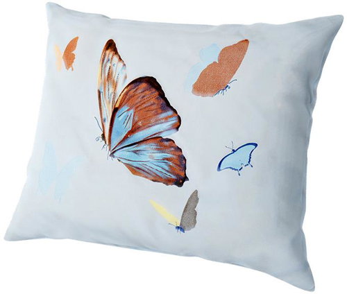 TEXTILOMANIE Pillowcase Flying butterflies 40 × 50 cm - Pillowcase - Main image