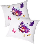 TEXTILOMANIE Set of 2 pillowcases Lila butterfly 40 × 50 cm - Pillowcase