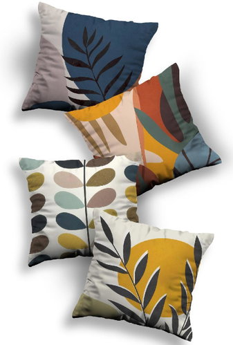 TEXTILOMANIE Set of 4 pillowcases Berk 43 × 43 cm - Pillowcase - Main image