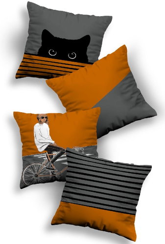 TEXTILOMANIE Set of 4 pillowcases Merio 43 × 43 cm - Pillowcase - Main image