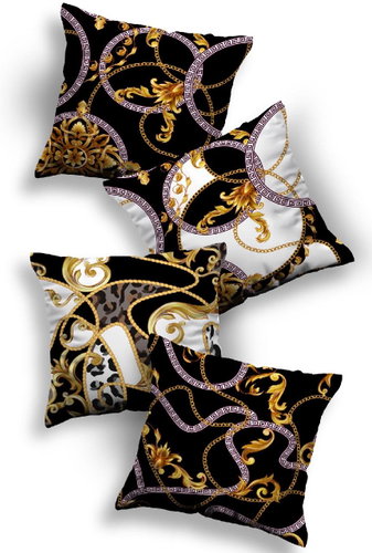 TEXTILOMANIE Set of 4 pillowcases Kelda 43 × 43 cm - Pillowcase - Main image