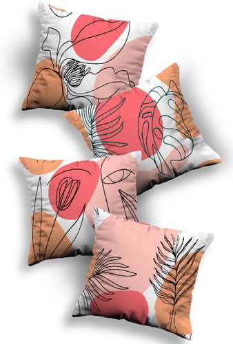 TEXTILOMANIE Set of 4 pillowcases Jorge 43 × 43 cm - Pillowcase - Main image