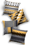 TEXTILOMANIE Set of 4 pillowcases Leroy 43 × 43 cm - Pillowcase