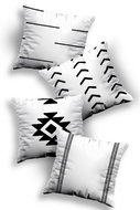 TEXTILOMANIE Set of 4 pillowcases Flavia 43 × 43 cm - Pillowcase