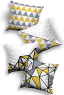 TEXTILOMANIE Set of 4 pillowcases Ynez 43 × 43 cm - Pillowcase