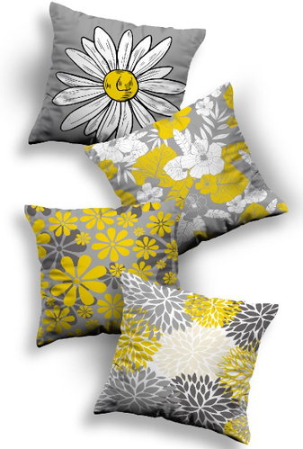 TEXTILOMANIE Set of 4 pillowcases Marten 43 × 43 cm - Pillowcase - Main image