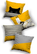 TEXTILOMANIE Set of 4 pillowcases Tiana 43 × 43 cm - Pillowcase